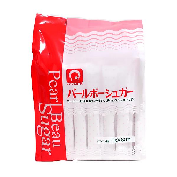 ★まとめ買い★　パールエース　パールボーシュガー徳用５Ｇｘ８０Ｐ　×20個【イージャパンモール】