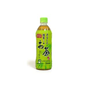 【送料無料】★まとめ買い★　サンガリアあなたの抹茶入りお茶ＰＥＴ　５００ＭＬ　×24個【イージャパン...