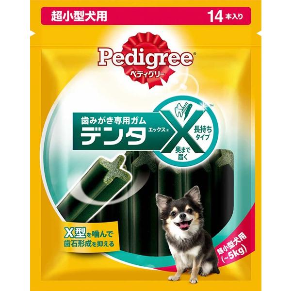 ★まとめ買い★　ぺディグリー　デンタエックス　超小型犬用　レギュラー　１４本入り　×２４個【イージャ...