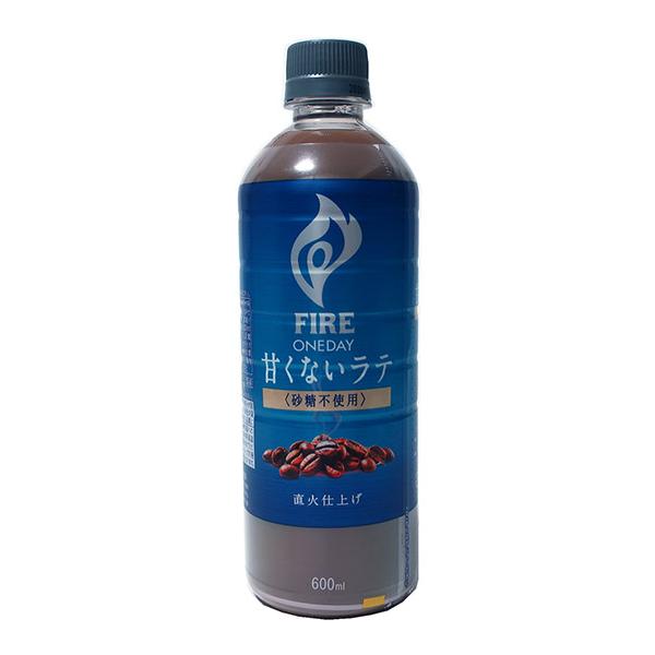 【送料無料】★まとめ買い★　キリン　ファイア ワンデイ甘くなラテ砂糖不使用 PET 600ml　×2...