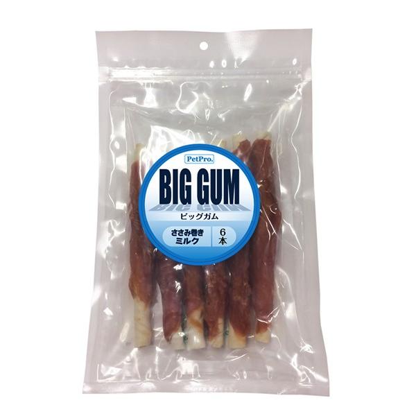 ★まとめ買い★　ペットプロ　ＢＩＧガム　ささみ巻きミルク　６本入　×３０個【イージャパンモール】