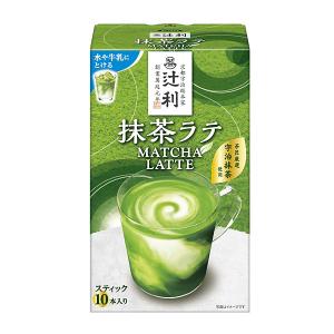 【送料無料】★まとめ買い★　片岡物産　辻利 抹茶ラテ　10本入り　×32個【イージャパンモール】｜ejapan