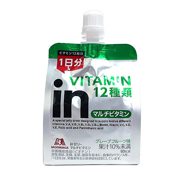 【送料無料】★まとめ買い★　森永食品　ウイダーｉｎゼリーマルチビタミンイン　１８０ｇ　×36個【イー...