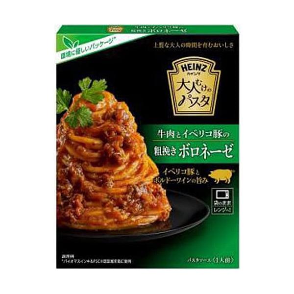 ★まとめ買い★　ハインツ　大人むけのパスタ　牛肉とイベリコ豚の粗挽きボロネーゼ　130ｇ　×40個【...