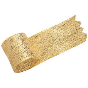 ササガワ リボン グランドメタル 金  18mmX20m