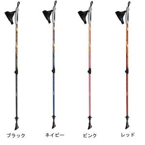 ナイト工芸 日本製 アルミ 2段伸縮式ノルディックウォーキングポール ツーポール16レバー Sタイプ 2本組 NWP2161602