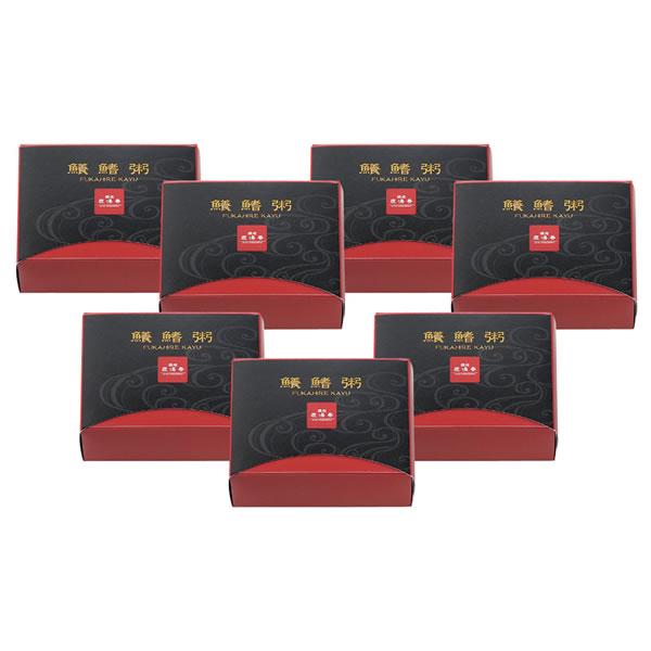 【送料無料】〈銀座鹿鳴春〉　鱶鰭粥（ふかひれかゆ）７食　　ＭＲ−Ｆ７【ギフト館】