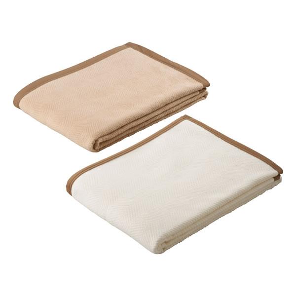 【送料無料】泉州織技　ヘリンボーンウール混コットンブランケット２Ｐ　　ＳＲＧ２５２５２ＷＥ【ギフト館...