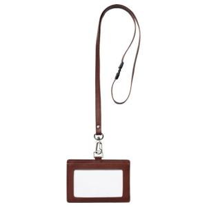 大塚商会 TANOSEE 合皮製ネームカードホルダー ヨコ型