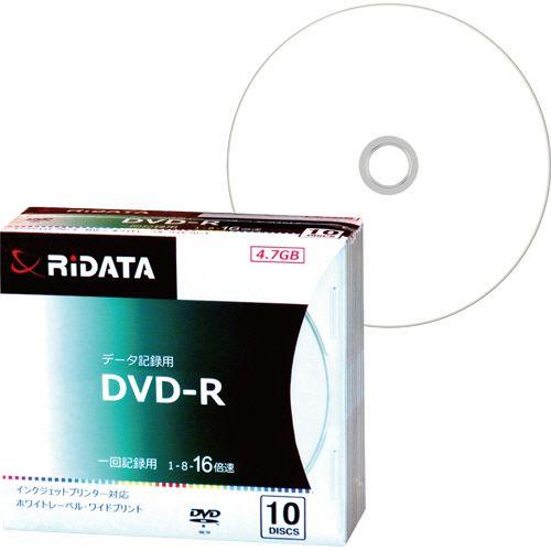 データ用DVD?R　4.7GB　1?16倍速　ホワイトワイドプリンタブル　5mmスリムケース　1パッ...