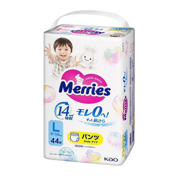 花王　メリーズ　エアスルー　パンツ　Ｌサイズ　４４枚【イージャパンモール】