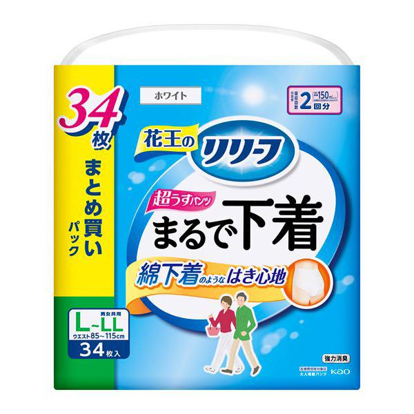 リリーフ　パンツタイプ　まるで下着　２回分　Ｌ３４枚【イージャパンモール】