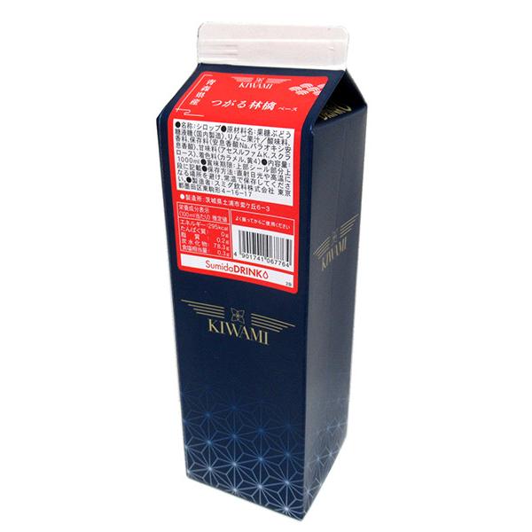 スミダ　KIWAMI 青森県産つがる林檎ベース　1Ｌ【イージャパンモール】