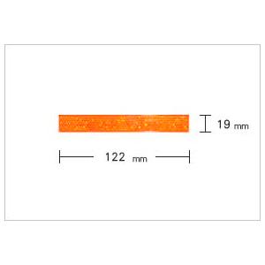 WAKI 反射リフレクター　Z-37　長方形　122×19mm 〈オレンジ〉【ホームセンター・ＤＩＹ館】｜ejapan
