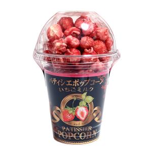 辰巳屋 カップ入ポップコーンいちごミルク80g