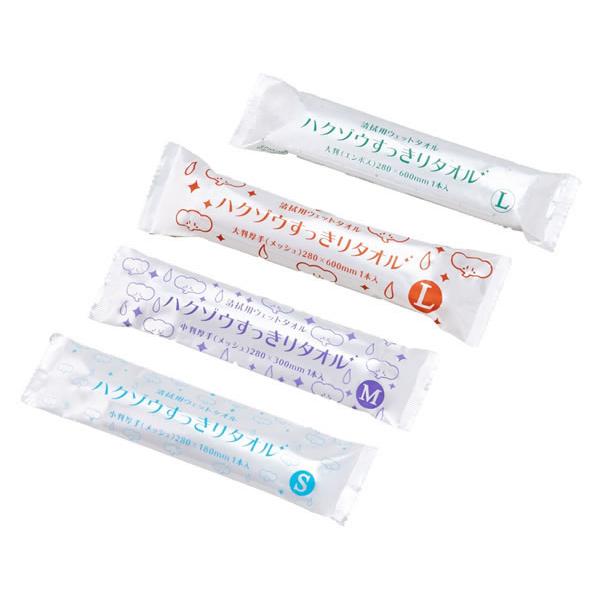 ハクゾウメディカル　株式会社　ハクゾウすっきりタオル　中判（メッシュ）　１００本入　×10袋【在宅看...