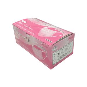 ハクゾウメディカル（株）　ハクゾウサージカルマスクLF　ピンク【在宅看護・介護用品館】