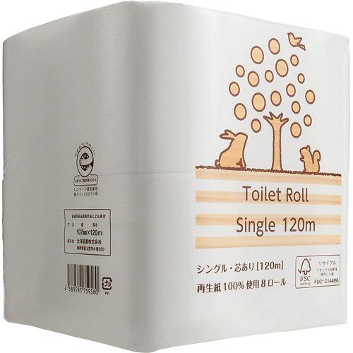 【送料無料】【個人宅届け不可】【法人（会社・企業）様限定】リサイクルトイレットペーパー(2倍巻) シ...