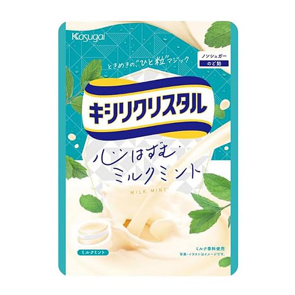 【送料無料】★まとめ買い★　春日井製菓　キシリクリスタルミルクミントのど飴　71ｇ　×6個【イージャ...