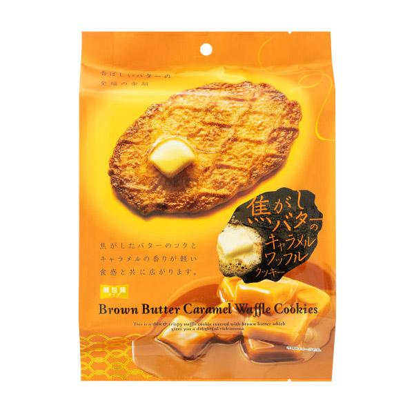 ★まとめ買い★　ＭＤホールディングス　焦がしバターのキャラメルワッフルクッキー　8枚　×12個【イー...