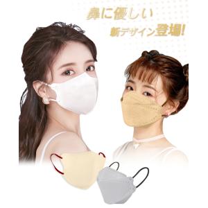 小顔3Dマスク バイカラー 立体マスク 30枚...の詳細画像3