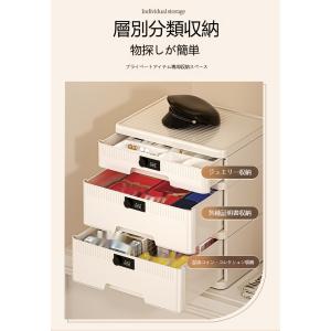 ダイヤル錠付き 収納ボックス 鍵付き ふた付き...の詳細画像5
