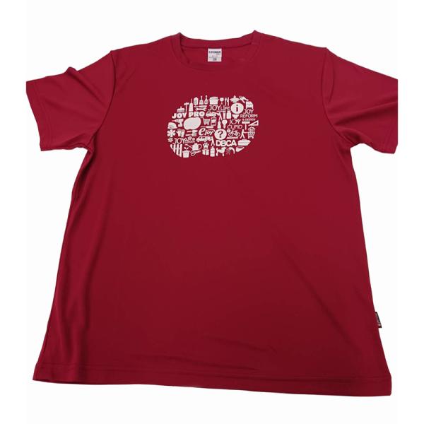 西村ジョイ 50周年記念 JOYオリジナルTシャツ バーガンディ Sサイズ 半袖 Tシャツ UVカッ...