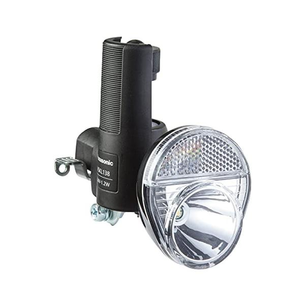 パナソニック LED発電ランプ ワイドLED 自転車 ブラック W58×D128×H105mm NS...