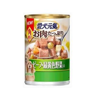 unicharm（ユニチャーム） 愛犬元気 缶ビ−フ＆野菜375g : ejoy