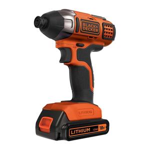 ブラックアンドデッカー(BLACK+DECKER) 18V 充電コードレスインパクトドライバー BPCI18JP