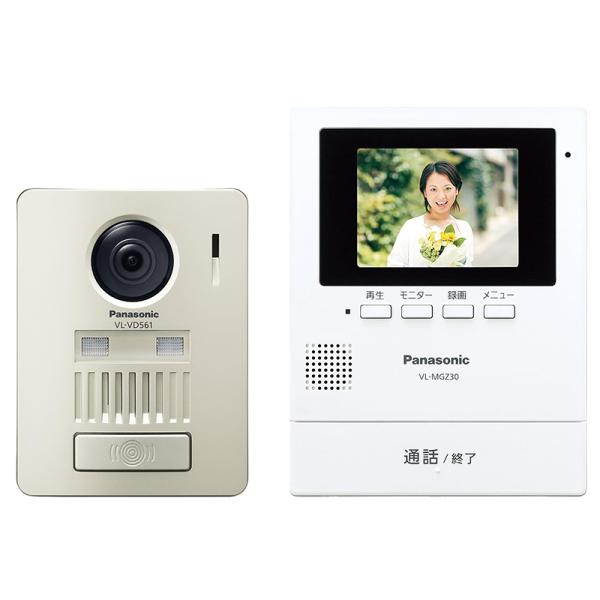 パナソニック モニター壁掛け式 ワイヤレステレビドアホン モニター機:電源コード式 VL-SGZ30...