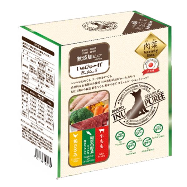 リバードリパブリック いぬぴゅーれ 無添加ピュア PureValue5 バラエティボックス 肉菜 1...