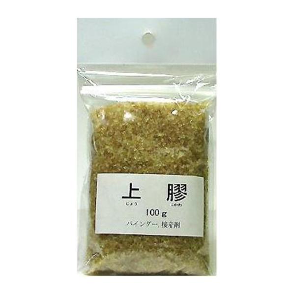 中部サンデー販売 上膠 じょうにかわ 100g バインダー、接着剤 メール便対応（2個まで） 458...