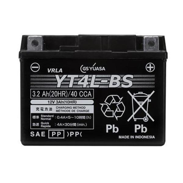 GSユアサ VRLA 制御弁式バッテリー バイク用バッテリー YT4L-BS 45801811212...