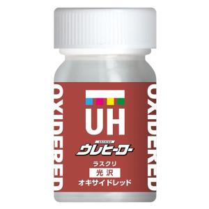 斎藤塗料 ウレヒーロー ラスクリ オキサイドレッド 光沢 15ml 1個 塗料 1004 L-4 4580524960111｜ejoy