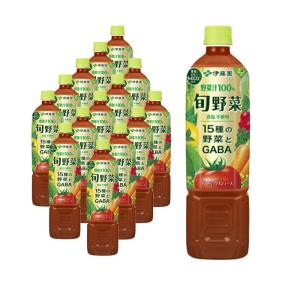 【15本セット】旬野菜 PET 730g ペットボトル飲料 野菜ジュース 伊藤園 お取り寄せ商品 4901085626153S｜ejoy