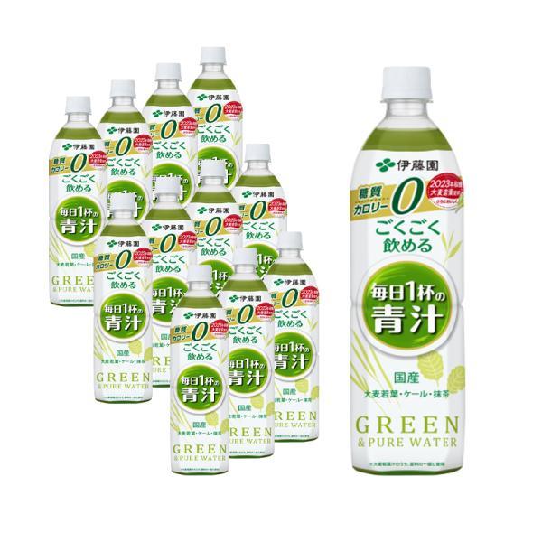 【12本セット】ごくごく飲める 毎日1杯の青汁 900g ペットボトル飲料 伊藤園 お取り寄せ商品 ...