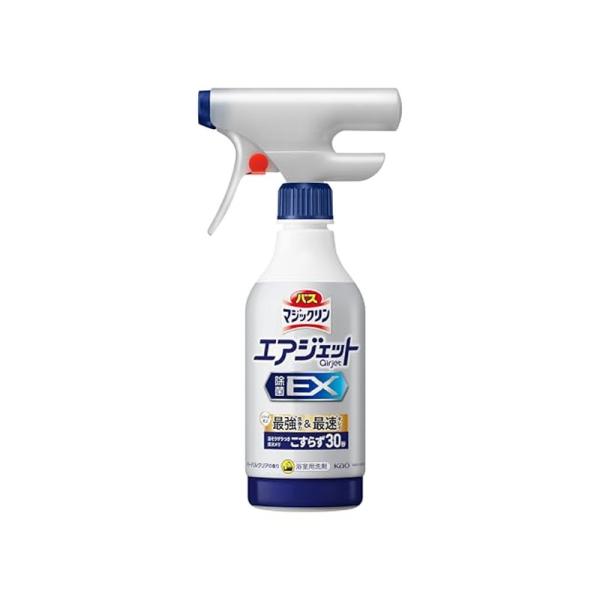 花王 Kao バスマジックリン エアジェット 除菌EX ハーバルクリアの香り 本体 390ml 浴室...