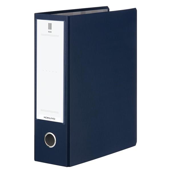 KOKUYO チューブファイル NEOS A4 80mm 2穴 ネイビー フ-NE680DB 490...