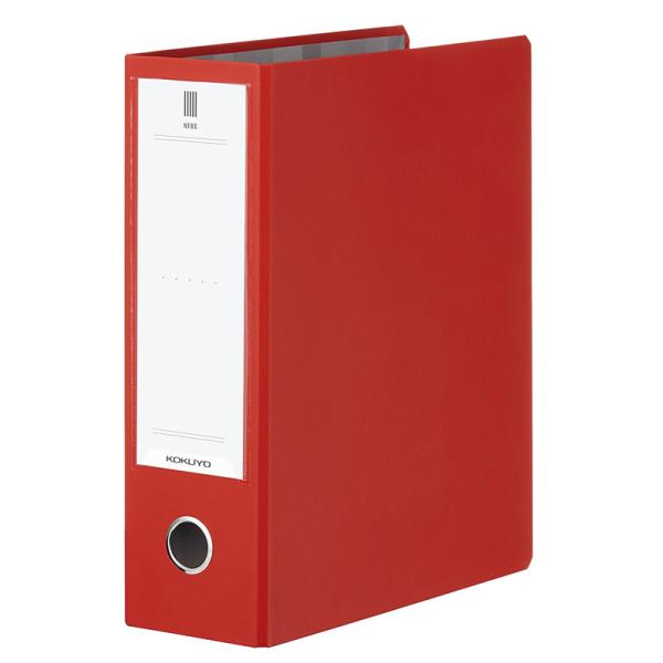 KOKUYO チューブファイル NEOS A4 80mm 2穴 カーマインレッド フ-NE680R ...