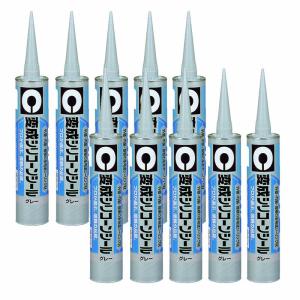 【10本セット】セメダイン 変成シリコンシール 333ml グレー SM-112×10本 4901761183611 倉庫No0001
