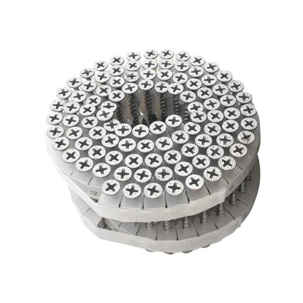 WAKAI コーススレッド ラッパ ロール連結ビス シルバーコース 3.8×28 100本×20巻 ...