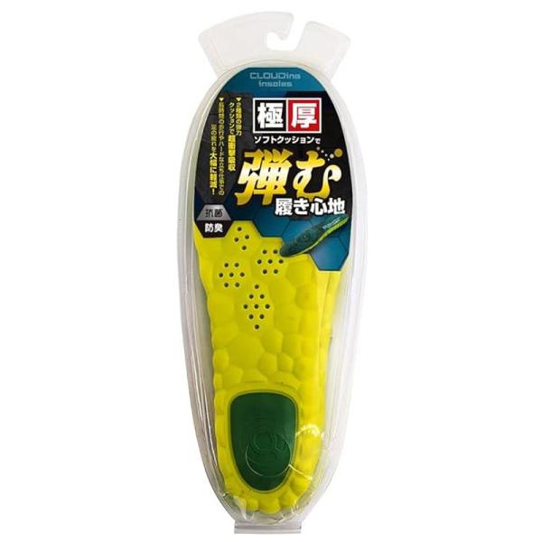 喜多 クラウディング インソール 極厚 フリーサイズ 25-28cm 抗菌 防臭 中敷き No.67...