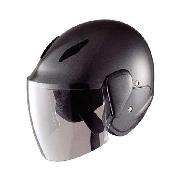 ニスコ nisco セミジェットヘルメット ガンメタ NT-007 4933973007010