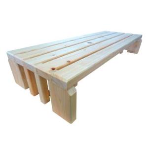 国産ひのき ベンチ 棚付き (同梱不可) : ホームセンターグッデイ