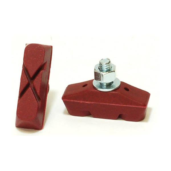 アサヒサイクル ブレーキシュー アルミリム用 WO用 赤ゴム 2個入り 06120 メール便対応（8...