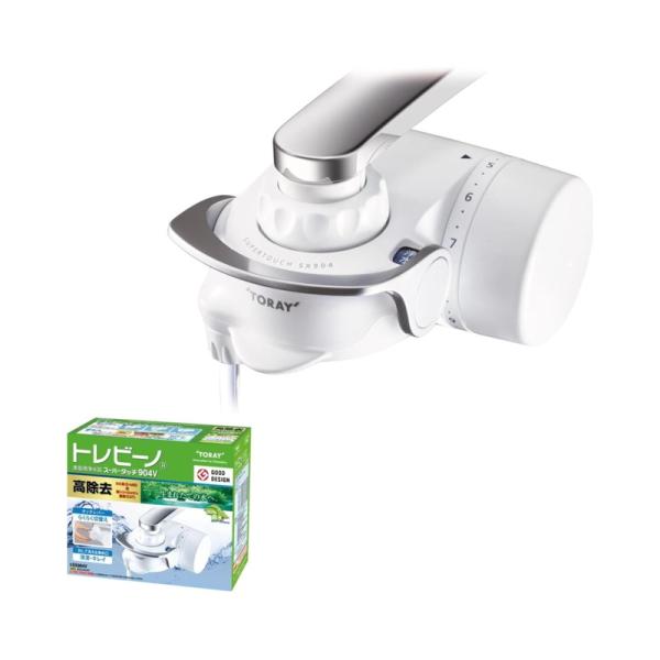 東レ トレビーノ 浄水器 蛇口 直結型 (高除去/12項目クリア/30%節水) 日本製 SX904V...