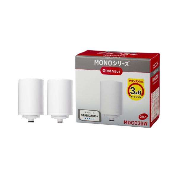 クリンスイ 浄水器 蛇口直結型 MONOシリーズ 交換カートリッジ 2個入り MDC03SW 496...