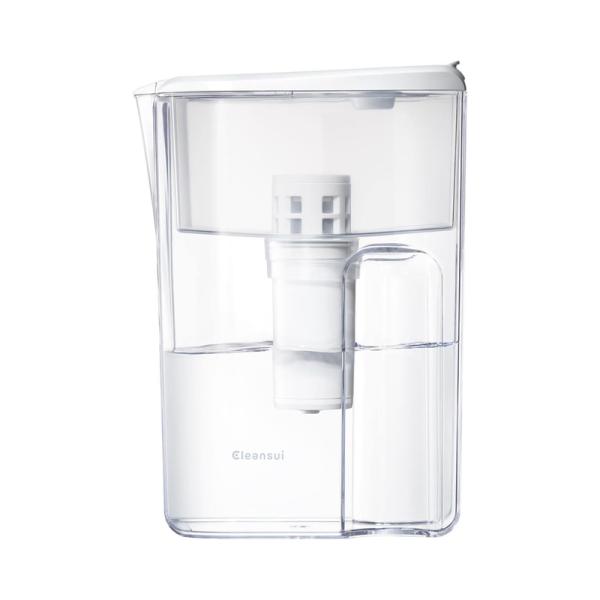 クリンスイ 浄水器 ポット型 カートリッジ計1個入り [本体CP407ーWT] ろ過水容量:1.9L...