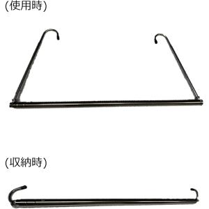 富士商 伸縮サブハンガー ステンレス製 物干し...の詳細画像1